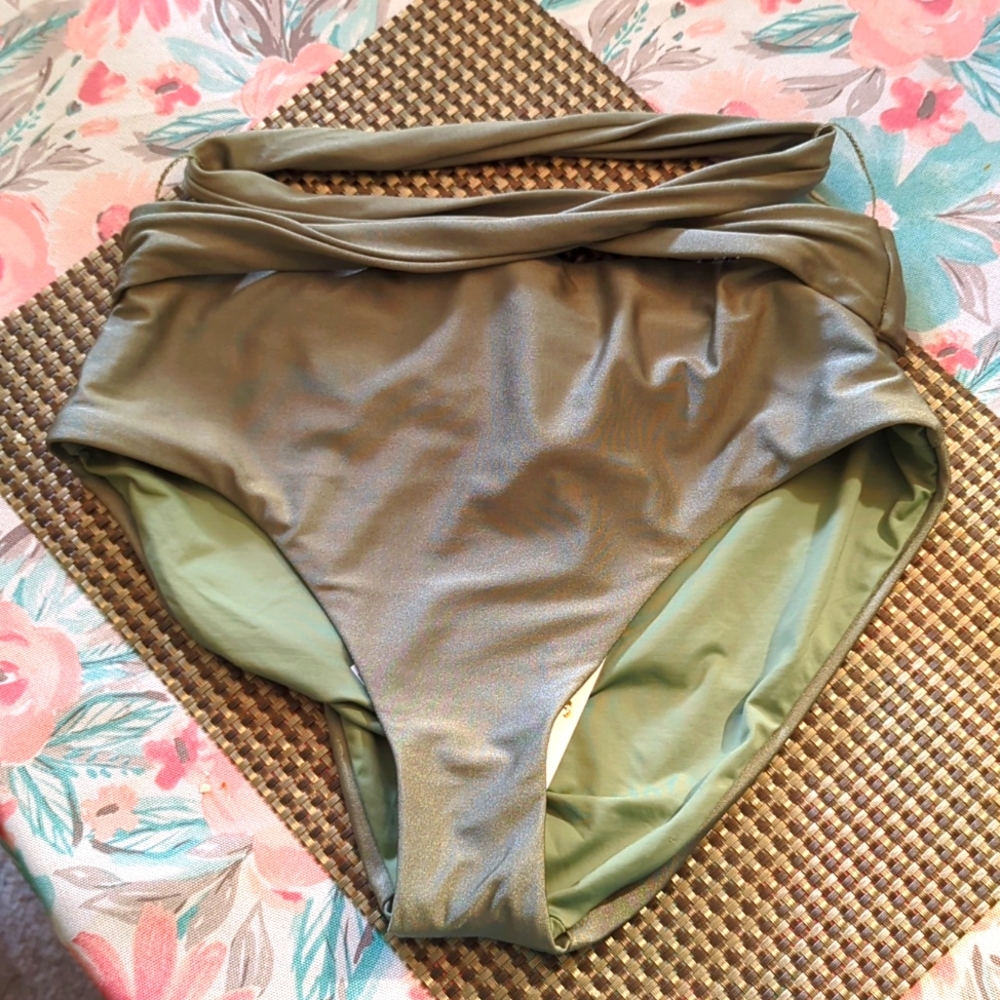 BECCA high waisted bikini bottom